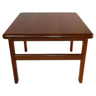 Danish Teak Side Table by Niels Bach, 1970s For Sale