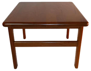 Danish Teak Side Table by Niels Bach, 1970s