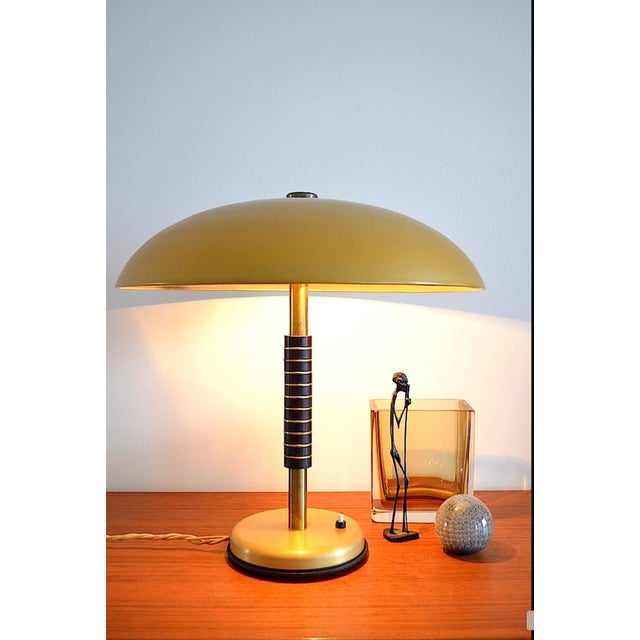 Bauhaus Vintage Art Deco Desk Lamp, 1940s For Sale - Image 3 of 8