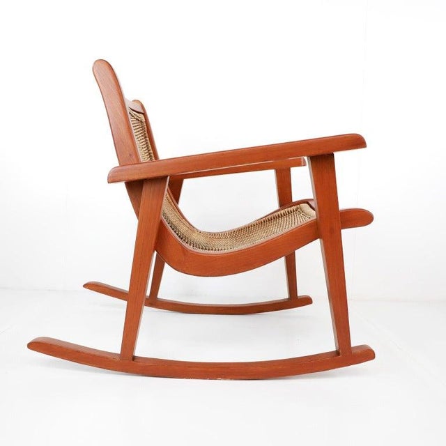 1950s Mexican Rocking Chair Attributed to Michael van Beuren | Chairish