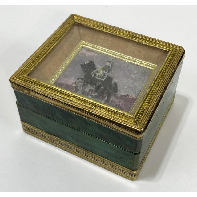 Vintage Lidded Diorama Soldier on Horse Shadow Box For Sale - Image 4 of 9