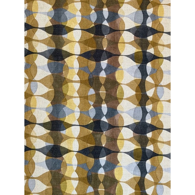 2020s Groundworks Modern Contemporary Print Fabric Overtone Print / 9 Continuous Yard For Sale - Image 5 of 6