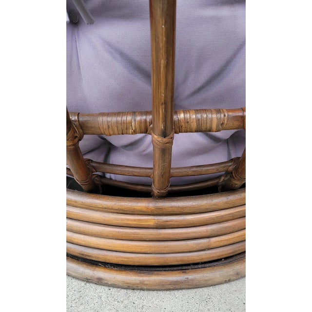 Egg chair bamboo clearance
