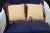 late 20th c. pair of raw silk pillows