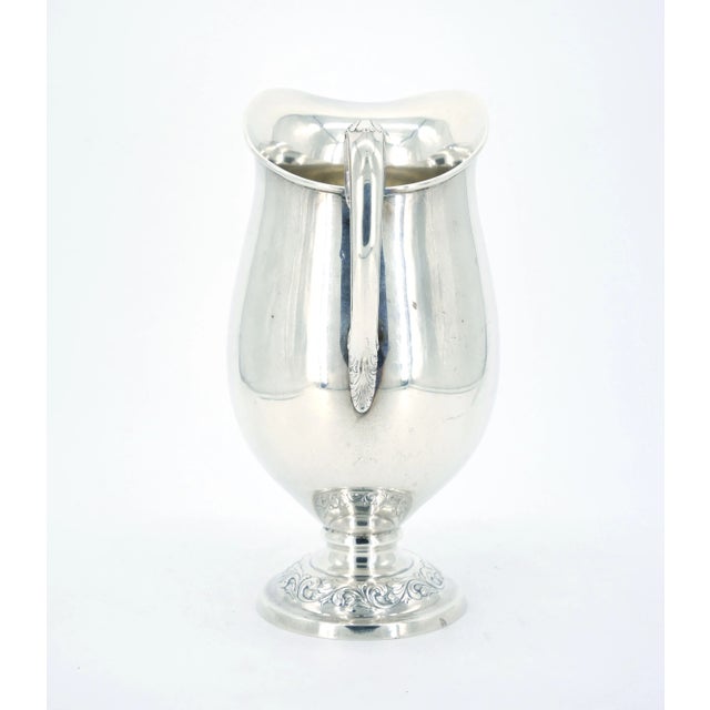 Mid 20th Century Midcentury American Sterling Silver Water Pitcher For Sale - Image 5 of 13