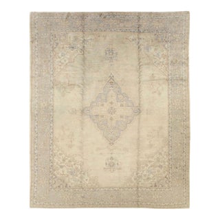Galerie Shabab Collection Early 20th Century Turkish Oushak Room Size Carpet For Sale