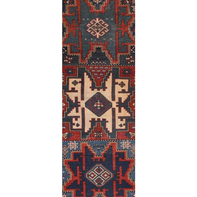 Traditional Antique Shrivan Rug 4' x 9'2'' For Sale - Image 3 of 3