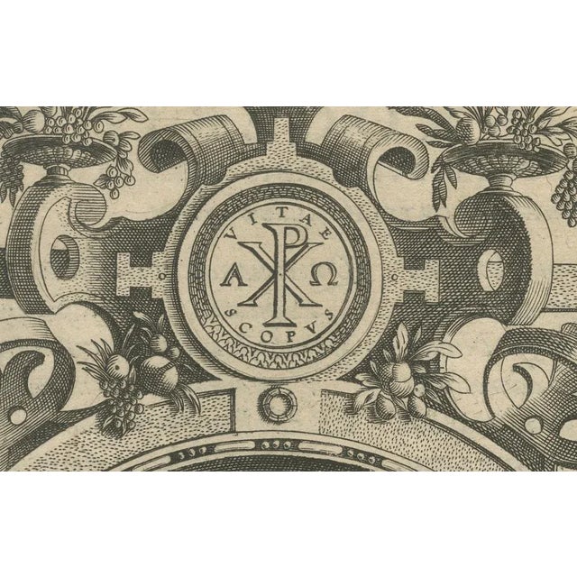 Philippe Galle, Portrait of Abraham Ortelius, 1579, Print For Sale - Image 3 of 8