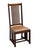 CANADEL FURNITURE Solid Oak Mission Style Arts & Crafts Dining Side Chair w. Leather Seat 80110 - Made in Canada 46" High...