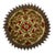 Vintage 3-piece tapestry linen set crafted in Belgium by Group Muylle. Features a rich Baroque floral woven design in...