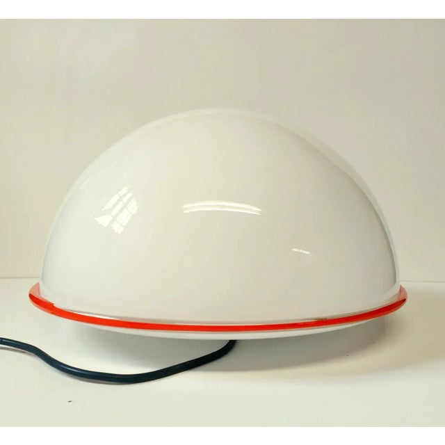 Red Large Wall Light by Leucos, Murano, 1970s For Sale - Image 8 of 8