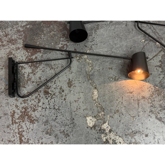 Michael Oren Designs Swing Arm Sconces, Pair For Sale In San Francisco - Image 6 of 12