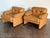 1970s Vintage 1980's Tobia Scarpa Coronado Leather Lounge Chairs For Sale - Image 5 of 6