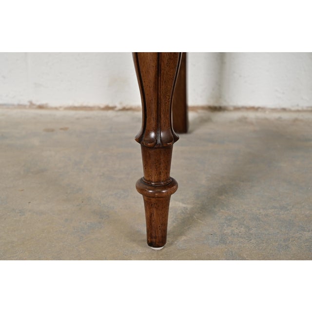 Ralph Lauren for Henredon English Regency Walnut and Cane Armchairs, Pair For Sale - Image 9 of 14