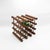 Mid-Century Modern Mid-20th Century Wood Nine Wine Bottle Rack For Sale - Image 3 of 4