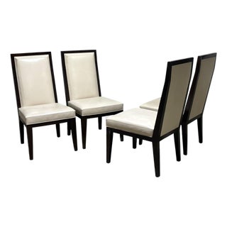 Set of 4 Jean Michel Frank Chaise Tapissée 1932 by ECart For Sale