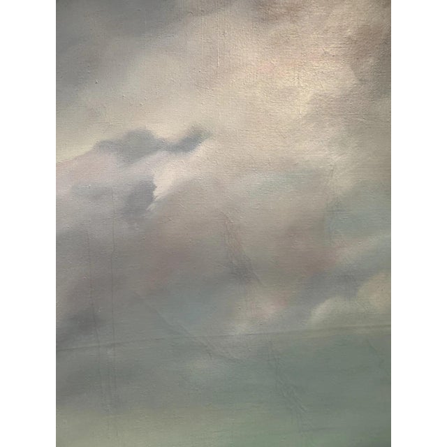 Modern Peter Proksch, Tondo, 1979, Mixed Media Painting For Sale - Image 3 of 13