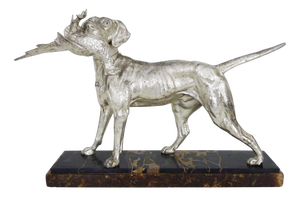 C. Masson, Hunting Dog, 1800s, Babbitt and Marble