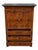Wood Antique Louis Philippe Secretaire in Flamed Mahogany, 1890s For Sale - Image 7 of 9