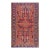 1900s Red Antique Tribal Geometric Allover Design Heriz Serapi Room Size Rug For Sale
