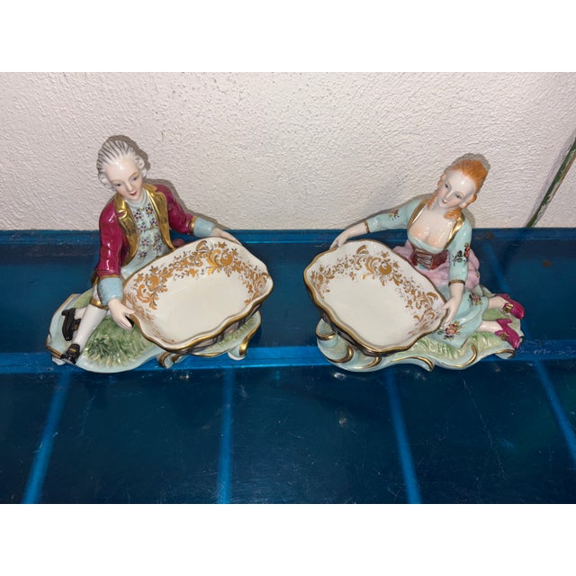 Brown Figurines from Capodimonte, 1970s, Set of 2 For Sale - Image 8 of 10