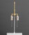 Minimalist White Painted Wood Table Lamps, Pair For Sale - Image 4 of 8