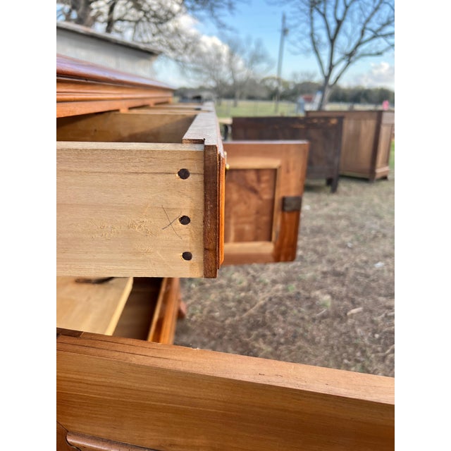 19th Century 19th Century French Louis Philippe Solid Walnut Sideboard / Buffet For Sale - Image 5 of 12