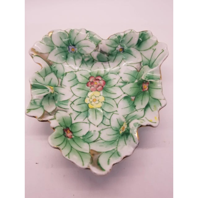 Ardalt 1960s Vintage Ardalt Occupied Japan Leaf Dish For Sale - Image 4 of 4