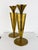 Mid-Century Modern Mid-Century Modern Italian Brass Candlesticks, 1950s, Set of 2 For Sale - Image 3 of 16