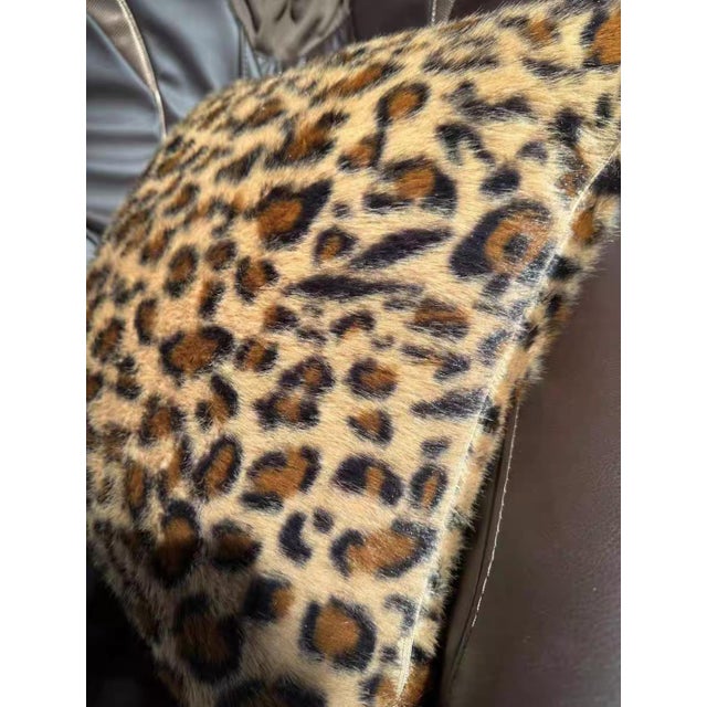 Early 21st Century Wild Leopard Print Waist Pillow - One 18-Inch Piece For Sale - Image 5 of 6