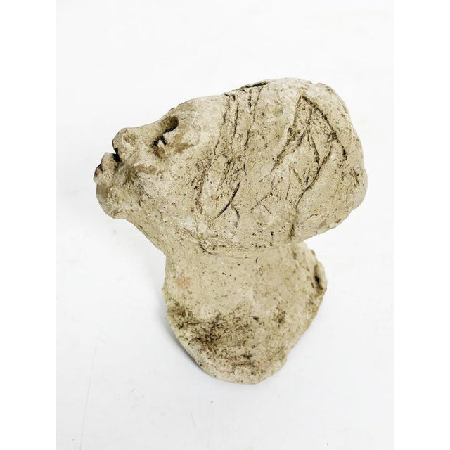 Terracotta and Stone Sculptures, France, 20th Century, Set of 2 For Sale - Image 11 of 14