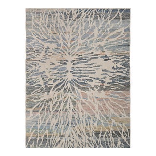Hand Knotted Modern Wool Rug. 8'03" X 11'06" For Sale