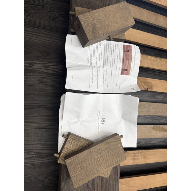 RH Restoration Hardware Drifted Reclaimed Oak Panel Bed – King Drifted Reclaimed Brown Oak | Reclaimed European Oak |...