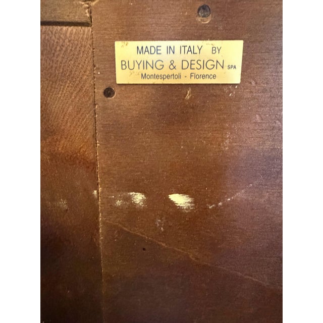 Italian Italian Three-Drawer Wood Chest by Buying & Design, Florence For Sale - Image 3 of 5