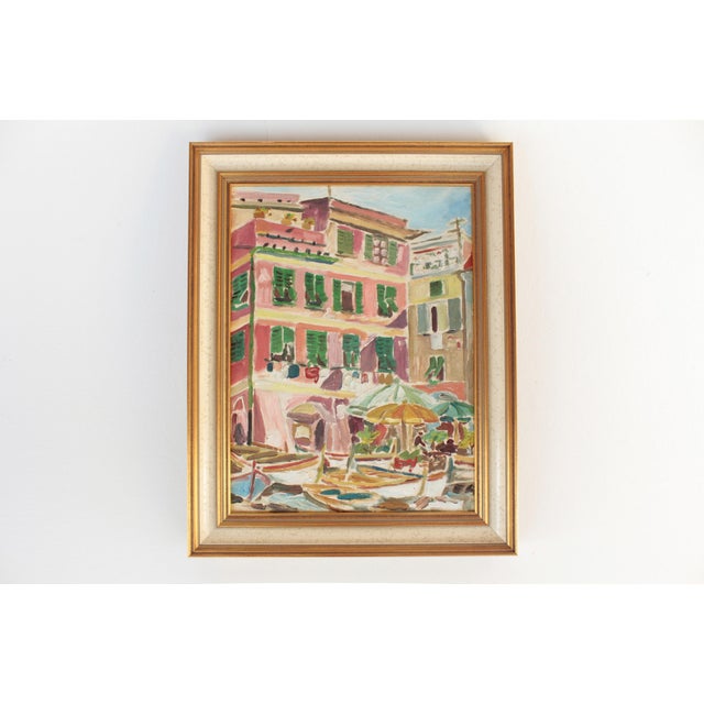 Minori, 1960s, Oil on Canvas, Framed For Sale - Image 7 of 8