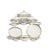 Porcelain Dinner Service from Spal, Set of 71 For Sale - Image 6 of 6