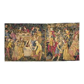 Les Vendanges Silkscreen Tapestry - 100 X 198 Cm (3'3" X 6'6") - Requires Rod Size 5 For Sale