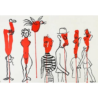 Calder Original Lithograph DM03156d Derriere Le Miroir 1966* For Sale