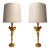 Pair of Lamps Gilt Metal by Nicolas De Waël for Fondica, France, 2000s For Sale