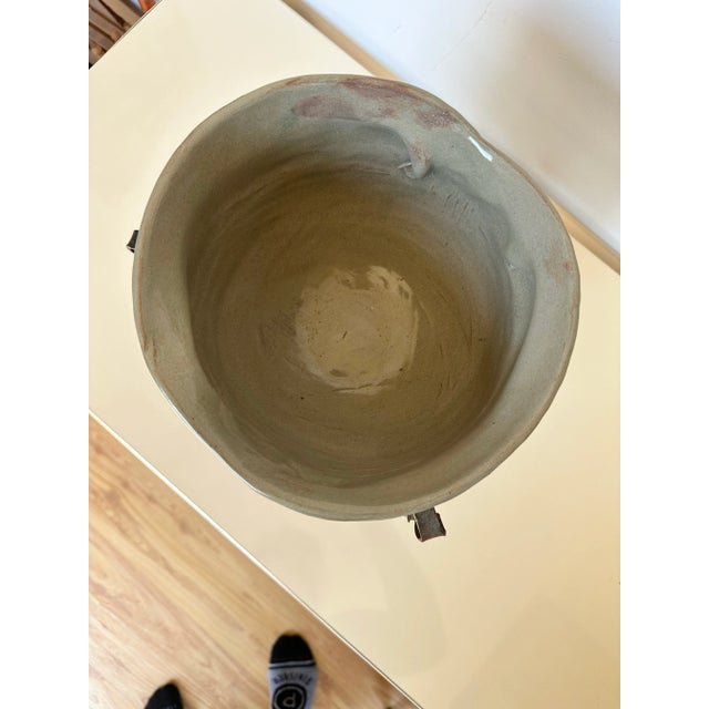 1950s Pottery Table Planter For Sale - Image 4 of 7
