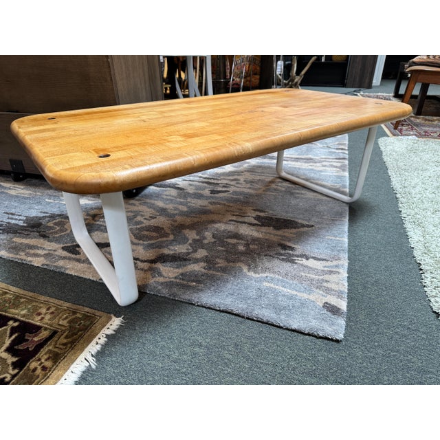 Knoll Hannah & Morrison for Knoll International Beech Wood Table For Sale - Image 4 of 12
