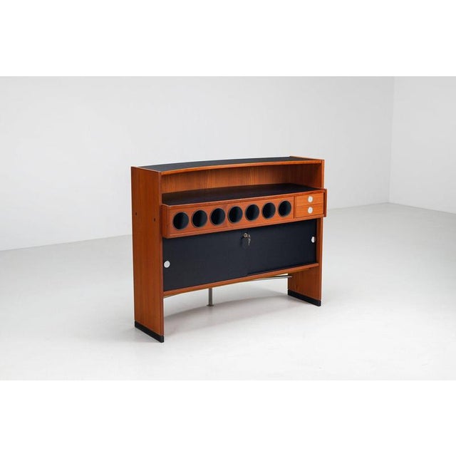 Boomerang Dry Bar Set in Teak by Erik Buch for Dyrlund, Denmark, 1960, Set of 3 For Sale - Image 13 of 18