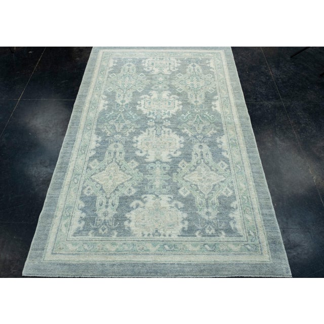 Turkish Oushak Rug 3'10" x 6'1" #17556 Explore a curated collection of hallway runners, wool rugs, and handmade...