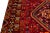 Red Vintage Handmade Shiraz Red Medallion Wool Rug 5'2" X 10'5" $1,800 For Sale - Image 8 of 12
