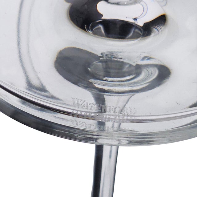 Late 20th Century Waterford Crystal Lismore Essence Balloon Wine Glasses - Set of 4 For Sale - Image 16 of 16