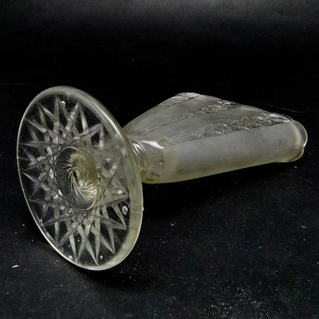 Art Deco Vase from Bolesław Morawski Glassworks, Poland, 1930s For Sale - Image 3 of 8