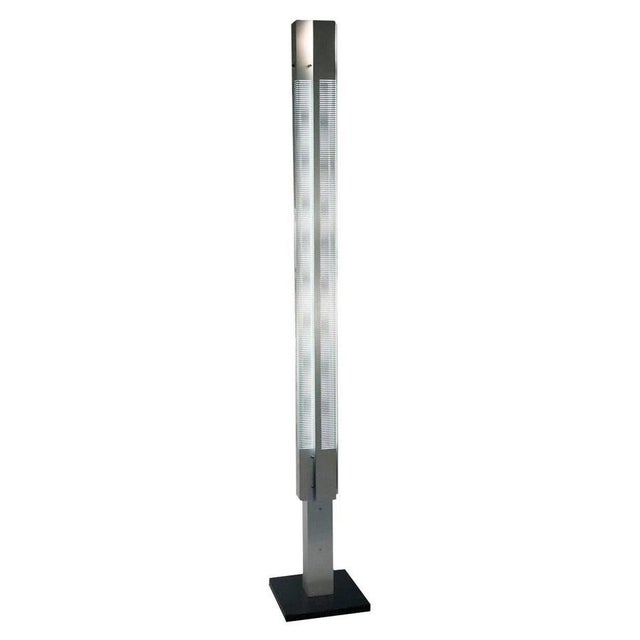 Mid-Century Modern Aluminium Large Signal Column Floor Lamp by Serge Mouille For Sale - Image 9 of 9
