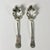 Early 20th Century Early 20th Century Art Deco Neoclassical Boho Chic Silverplate Scalloped Fan Shell Serving Spoons - A Pair For Sale - Image 5 of 10