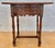Wood Antique Castilian Oak Side Table With One Carved Drawer, 1920s For Sale - Image 7 of 15