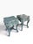 Mid 20th Century Pair of Ming Style Faux Jade Chinese Side Tables For Sale - Image 5 of 7
